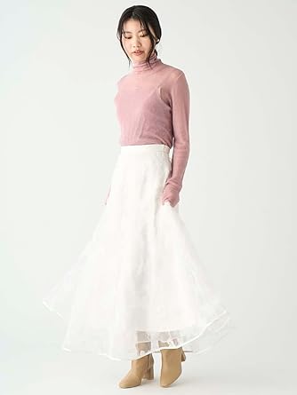 HANAE MORI × CELFORD バタフライフレアスカート ハナエモリ HANAE MORI×CELFORDコラボ】バタフライフレアスカート(SKIRT